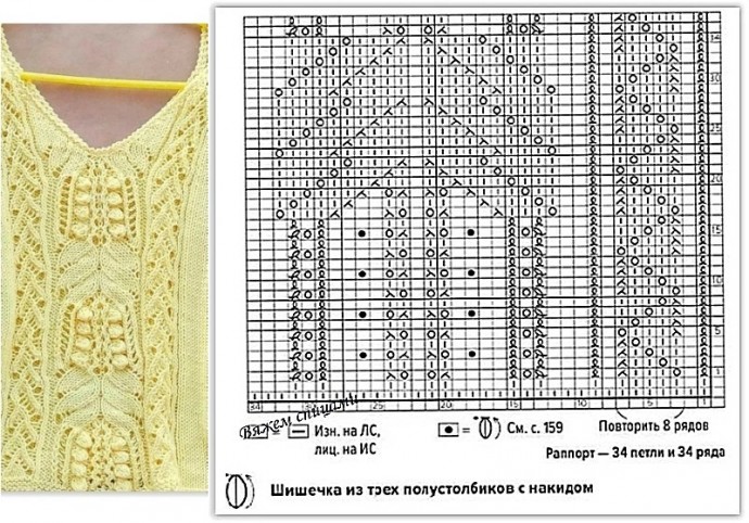 Топы японским узором