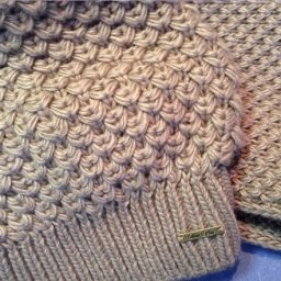 Вяжем нитью в два сложения