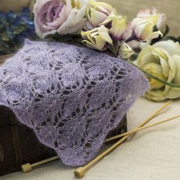 Ажурный узор спицами