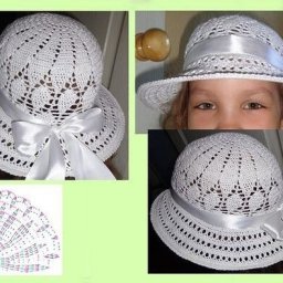 Детские шляпки, связанные крючком