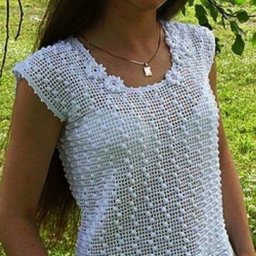 Интересный узор для летнего топика