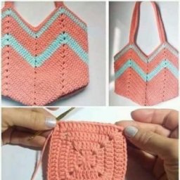 Простая авоська крючком