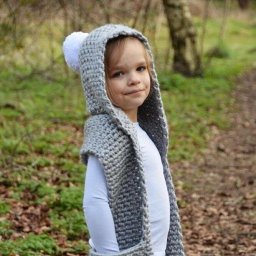 Шарф-капюшон для детей