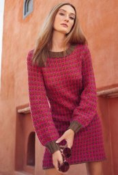 Платье со снятыми петлями KORDELIA спицами