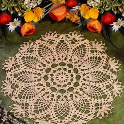 Вяжем салфеточку крючком