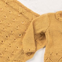 Вяжем желтый пледик