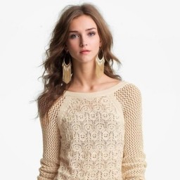 Ажурный узор для пуловера