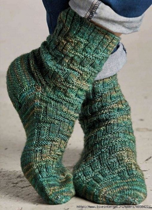 ​Мужские вязаные носки