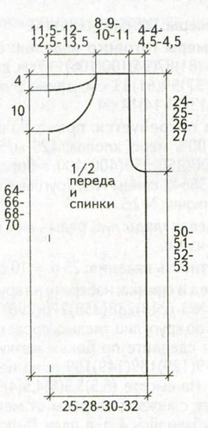 Туника платочной вязкой Туника платочной вязкой