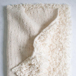 Как вывязать махровое полотно своими руками
