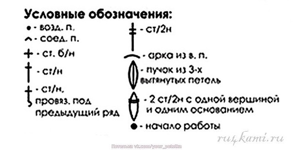 Пляжная туника крючком