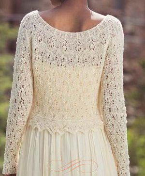 Вяжем ажурную кофточку "Brambling" Вяжем ажурную кофточку "Brambling"