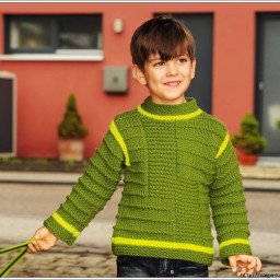 Фисташковый джемпер для мальчика