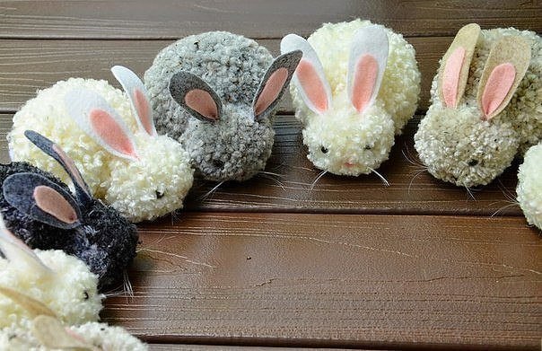 Кролик из пряжи - чудесная игрушка за считанные минуты Кролик из пряжи - чудесная игрушка за считанные минуты