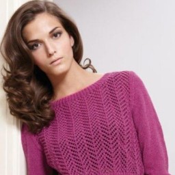 Укороченный джемпер с рукавами 3/4