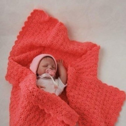 Плед двусторонний "Нежность теплого коралла"