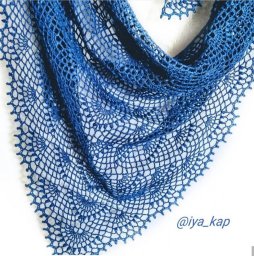 Симпатичная шаль крючком
