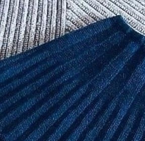 Синяя юбка спицами