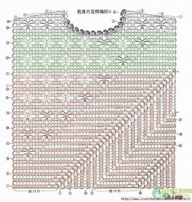 Ажурный топ крючком Ажурный топ крючком