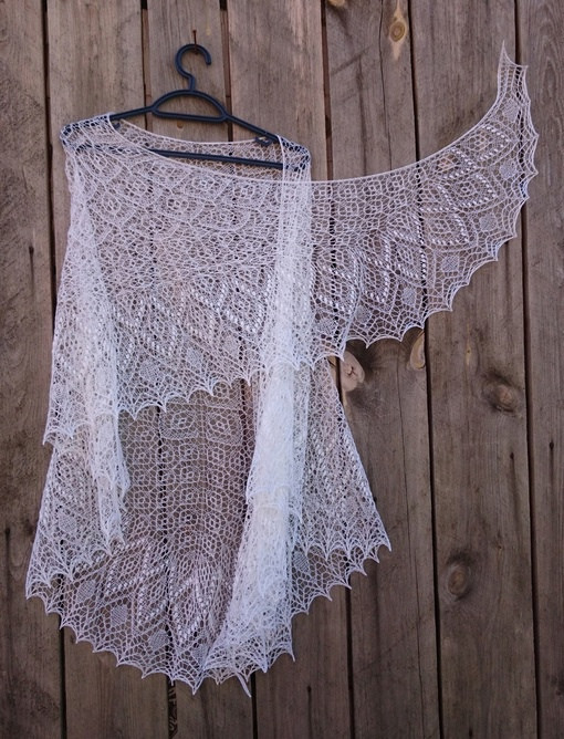 Ажурная шаль спицами - Мелодия весны - SPRING MELODY SHAWL Ажурная шаль спицами - Мелодия весны - SPRING MELODY SHAWL