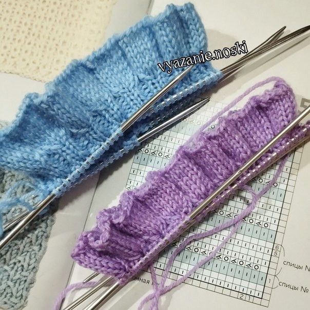 Рюши спицами