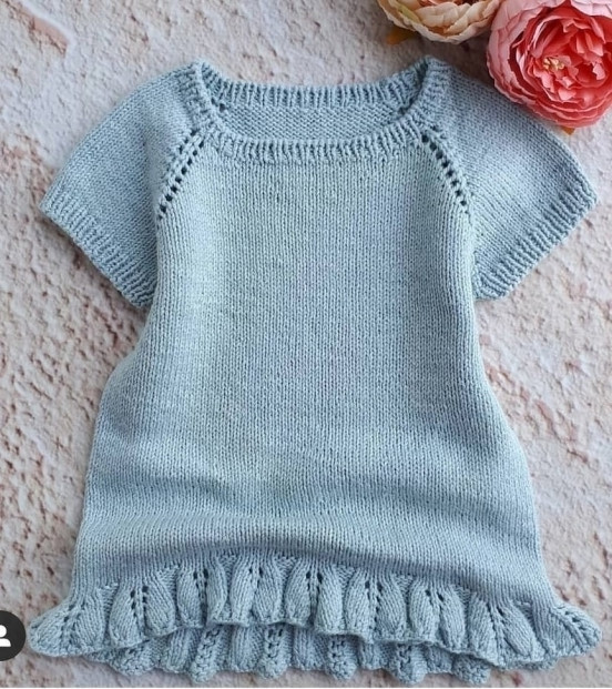 Детская туника из Sandnes garn line Детская туника из Sandnes garn line