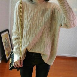 Узор с косами для вязания джемпера спицами