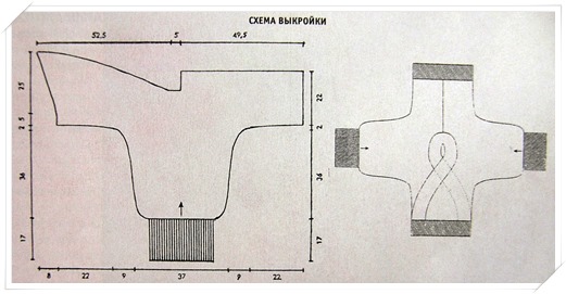 Вязаный розовый пуловер