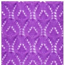 Красивый узор спицами