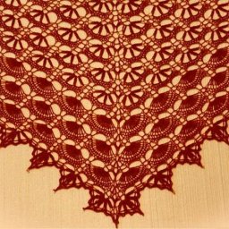 Красивая шаль крючком