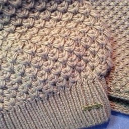 Красивый плотный узор, вяжем спицами
