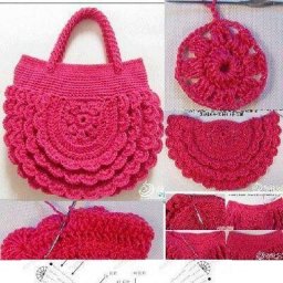 Милая детская сумочка крючком