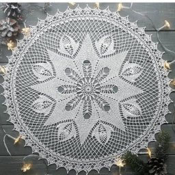 Салфетка крючком