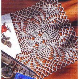 Салфетка крючком