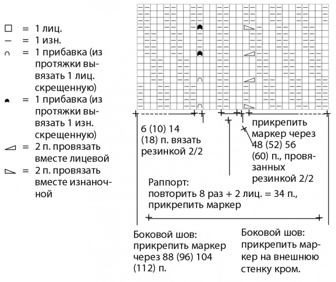 Вяжем серый джемпер со смещенным узором