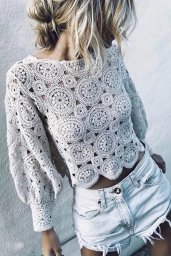 Джемпер крючком