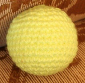 Идея для вязаного шарика
