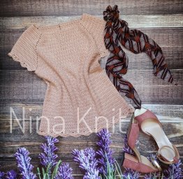 Мастер-класс по вязанию футболки крючком