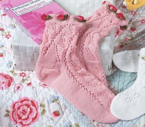 Вяжем носки на чулочных спицах