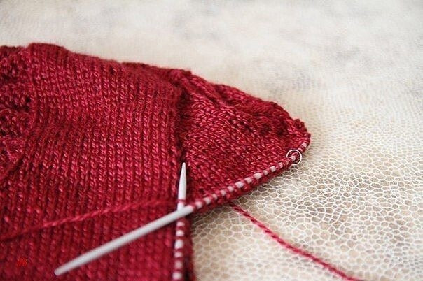 Вяжем рукав сверху
