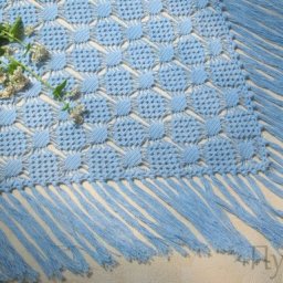 Ажурная шаль крючком