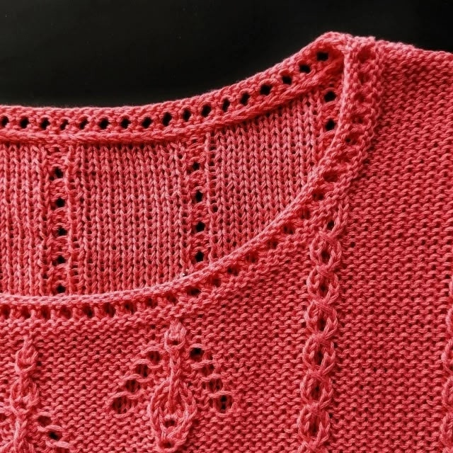 Красивая обвязка горловины