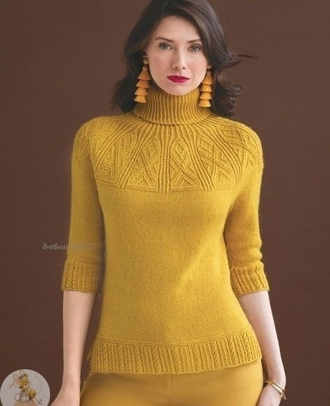 Женский пуловер из Kelbourne Woolens Αndorrа от дизайнера Norah Gaughan