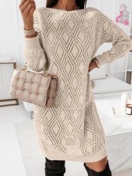 Узор спицами для вязания платья