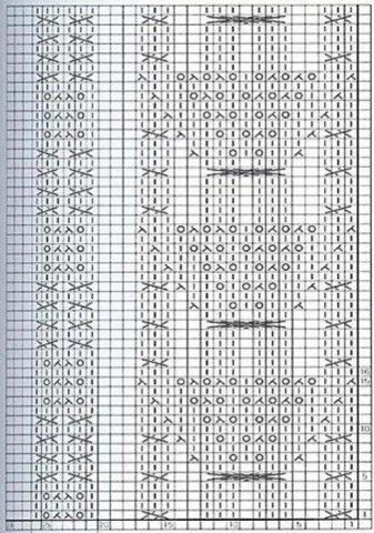Узор спицами, подойдет для одежды