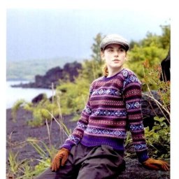 Жаккардовый пуловер