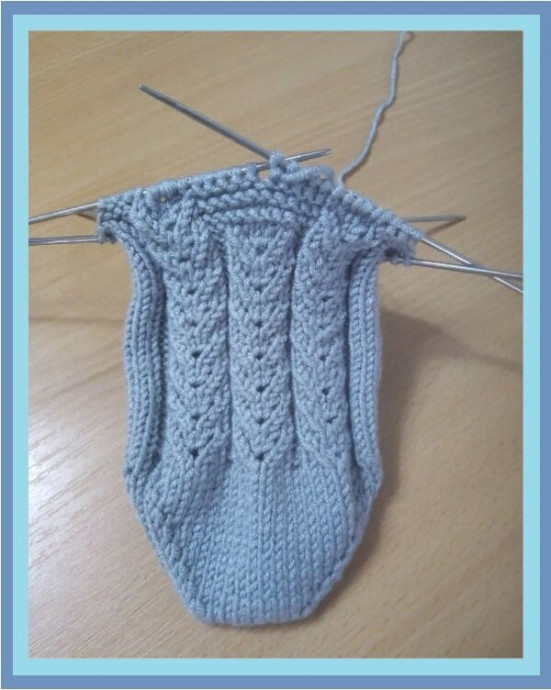 Нежные бесшовные тапочки