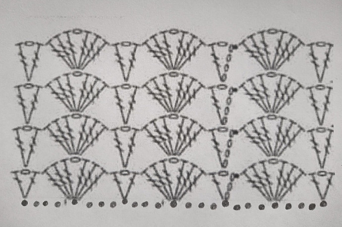 Блуза крючком из пряжи SEAM Анна 16