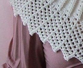 Манишка спицами