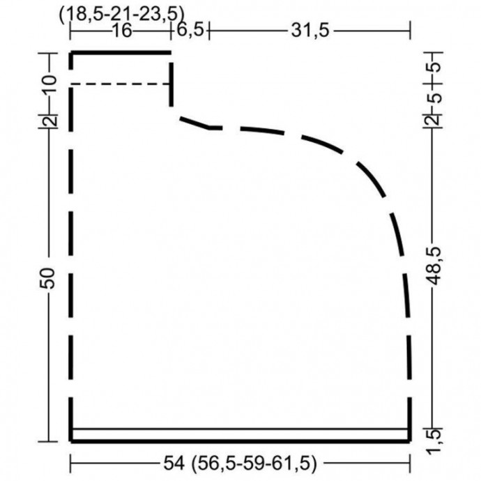 Жаккардовая юбка со складками